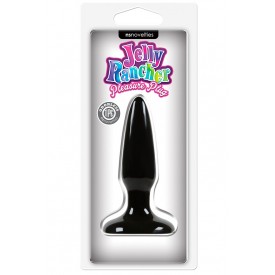 Чёрная анальная мини-пробка Jelly Rancher Pleasure Plug Mini - 8,1 см.